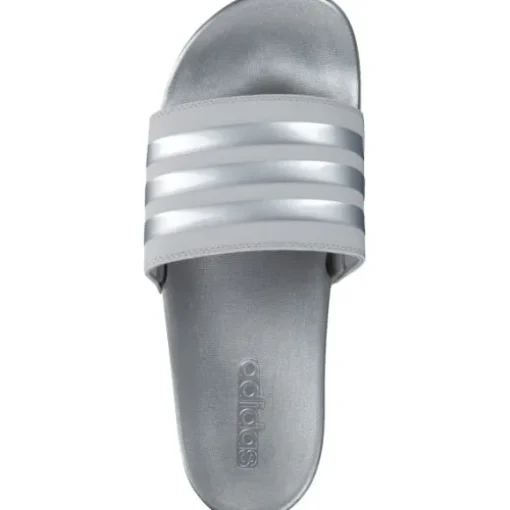 Adidas Adilette Comfort, Badeschuhe, grey/silver