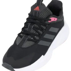 Adidas Alphaedge W, Sneakers Low, Damen, Schwarz/Grau/Pink