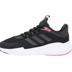 Adidas Alphaedge W, Sneakers Low, Damen, Schwarz/Grau/Pink