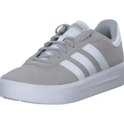 Adidas Court Platform Suede, Schnürschuhe, Grau