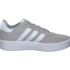 Adidas Court Platform Suede, Schnürschuhe, Grau