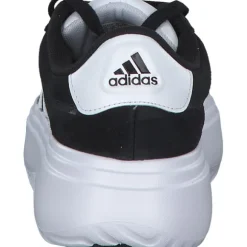 Adidas Grand Court Platform Suede, Schnürschuhe, Damen, Schwarz