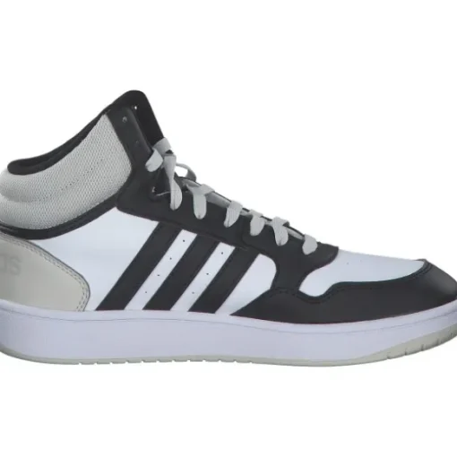 Adidas Hoops 3.0 MID K, Stiefel, Kinder, ftwr white/core black/halo sil