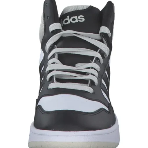 Adidas Hoops 3.0 MID K, Stiefel, Kinder, ftwr white/core black/halo sil
