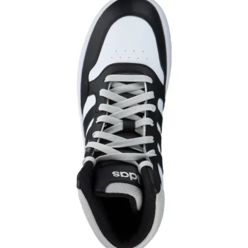Adidas Hoops 3.0 MID K, Stiefel, Kinder, ftwr white/core black/halo sil