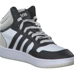 Adidas Hoops 3.0 MID K, Stiefel, Kinder, ftwr white/core black/halo sil