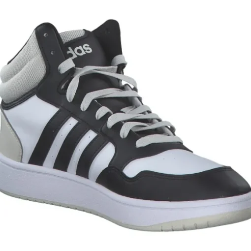 Adidas Hoops 3.0 MID K, Stiefel, Kinder, ftwr white/core black/halo sil