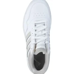 Adidas Hoops 3.0 W, Sneakers Low, Damen, white/crystal white/gum