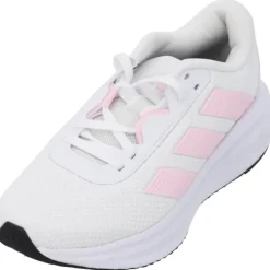 adidas ID8762 Galaxy 7, Schnürschuhe, Damen, white/pink/black