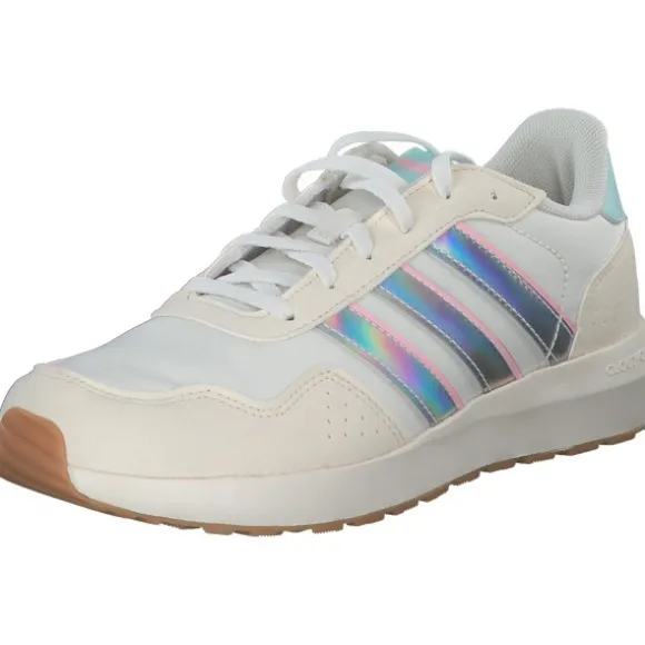 adidas IE6119 RUN 60s J, Schnürschuhe, Kinder, off white/off white/semi flash
