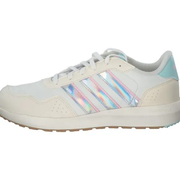 adidas IE6119 RUN 60s J, Schnürschuhe, Kinder, off white/off white/semi flash
