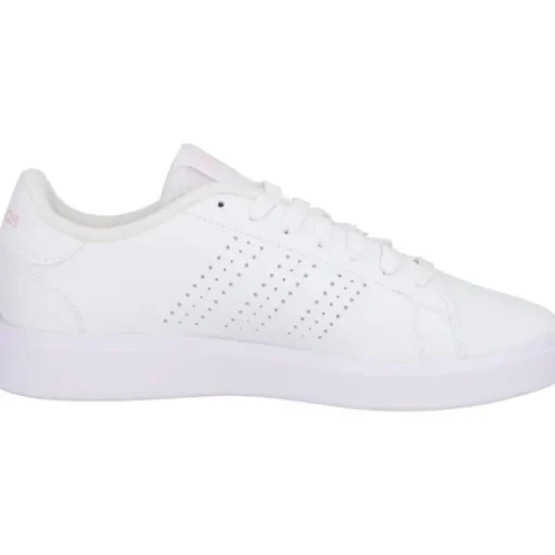 adidas IF4136 Advantage Base 2.0, Schnürschuhe, Damen, white/white/clear pink