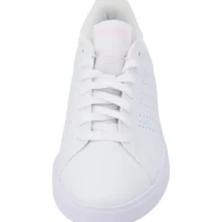 adidas IF4136 Advantage Base 2.0, Schnürschuhe, Damen, white/white/clear pink