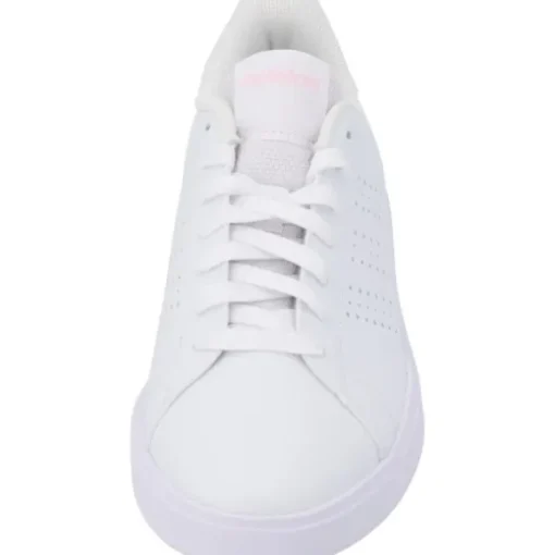 adidas IF4136 Advantage Base 2.0, Schnürschuhe, Damen, white/white/clear pink