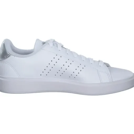 adidas IG9175 Advantage 2.0, Schnürschuhe, Damen, white/grey two/silver met