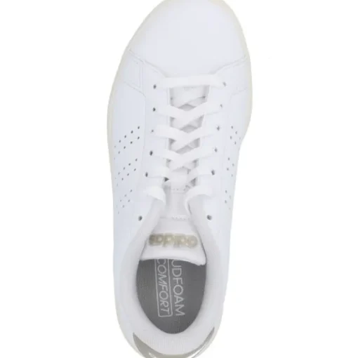 adidas IG9179 Advantage 2.0, Schnürschuhe, Damen, grey six/cyber met/offwhite