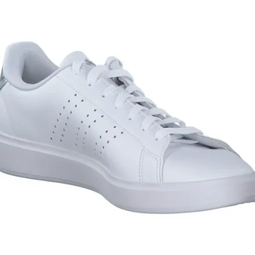 adidas IG9175 Advantage 2.0, Schnürschuhe, Damen, white/grey two/silver met