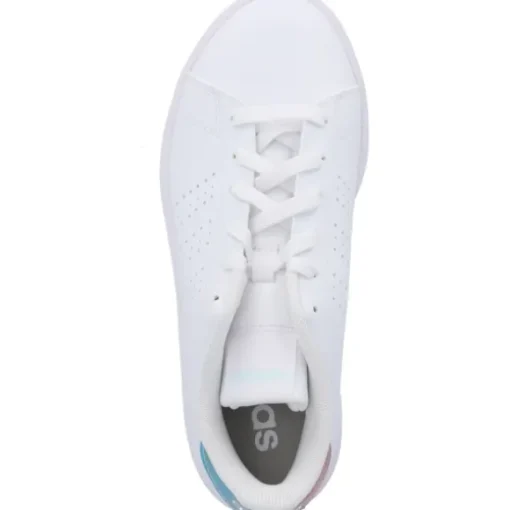 adidas IG9196 Advantage Base 2.0, Schnürschuhe, Damen, white/white/halo mint