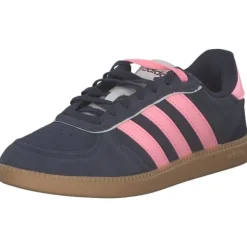 adidas IH5467 Breaknet Sleek Suede, Schnürschuhe, Damen, SHANAV/PINSPA/OWHITE