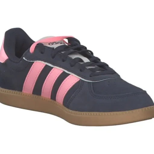 adidas IH5467 Breaknet Sleek Suede, Schnürschuhe, Damen, SHANAV/PINSPA/OWHITE
