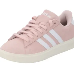 adidas IH2417 Grand Court 2.0, Schnürschuhe, Damen, sandy pink/white/offwhite