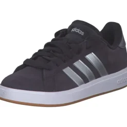adidas IH6191 Grand Court Base 00, Schnürschuhe, Damen, AURBLA/MSILVE/FTWWHT