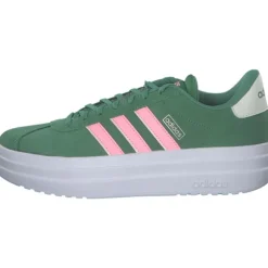 adidas IH0365 VL Court Bold, Schnürschuhe, Damen, PRLOGR/PINSPA/IVORY