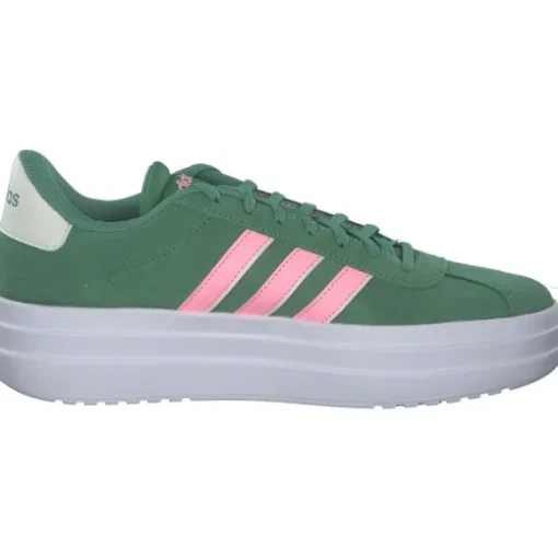 adidas IH0365 VL Court Bold, Schnürschuhe, Damen, PRLOGR/PINSPA/IVORY