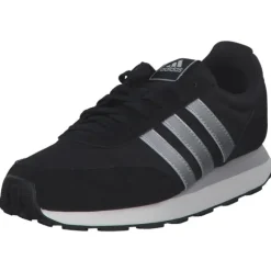 Adidas Run 60s 3.0 W, Sneakers Low, Damen, black/slvmt/white
