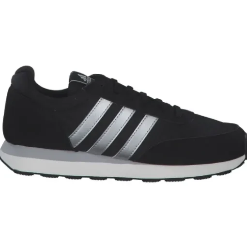Adidas Run 60s 3.0 W, Sneakers Low, Damen, black/slvmt/white