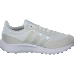Adidas Run 70s K, Sneakers Low, Damen, ftwr white/silver met./core bl