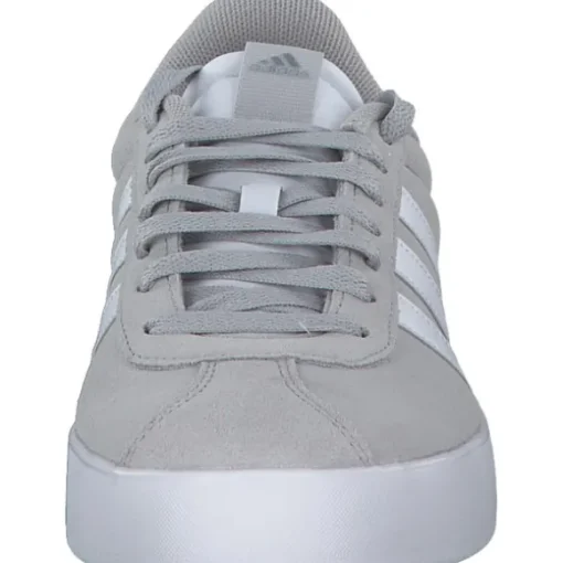 Adidas VL Court 3.0 W, Schnürschuhe, Damen, grey two/white/silver met