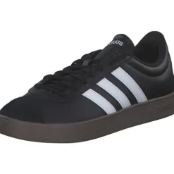 Adidas VL Court Base W, Schnürschuhe, Damen, CBLACK/FTWWHT/CBLACK