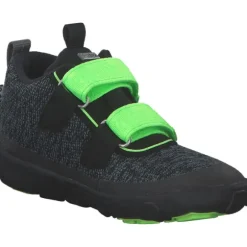 Affenzahn 00844-80079 Knit Happy Panther, Slipper (Kinder), Kinder, schwarz/grün