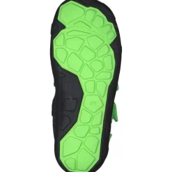 Affenzahn 00844-80079 Knit Happy Panther, Slipper (Kinder), Kinder, schwarz/grün