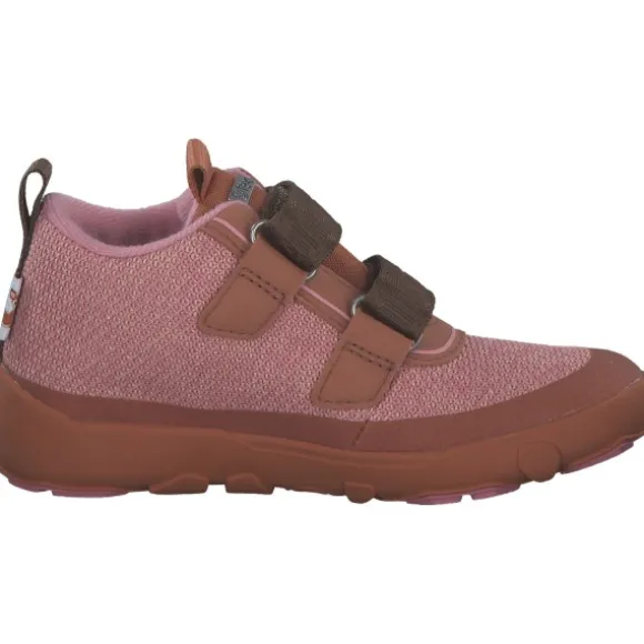 Affenzahn 00844-40141 Knit Happy Reh, Slipper (Kinder), Kinder, pink/braun