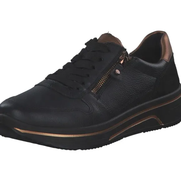 Ara 12-27540-01 SAPPORO 3.0, Schnürschuhe, Damen, SCHWARZ MARRONE
