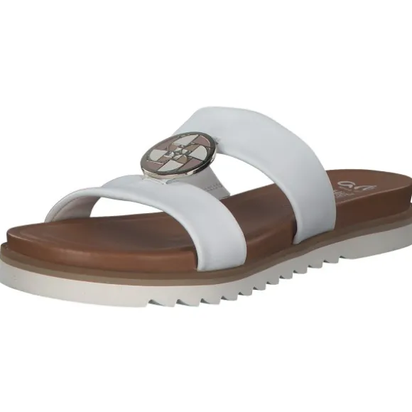 Ara Alicante 28050, Pantoletten, Damen, weiss