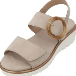 Ara Bilbao 33505, Keilsandaletten, Damen, Beige