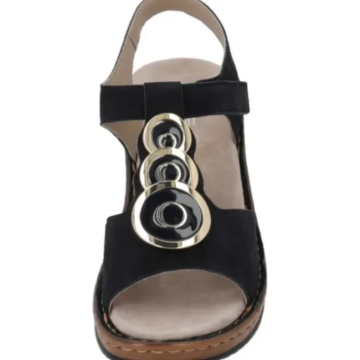 Ara Key West 20301, Plateau-Sandaletten, Damen, Blau