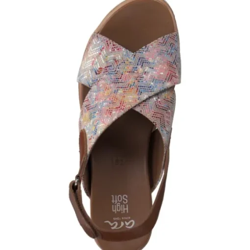 Ara Valencia 28206, Klassische Sandalen, Damen, multi cognac