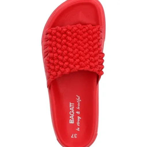 Bagatt Dalia A7596, Plateau-Pantoletten, Damen, RED