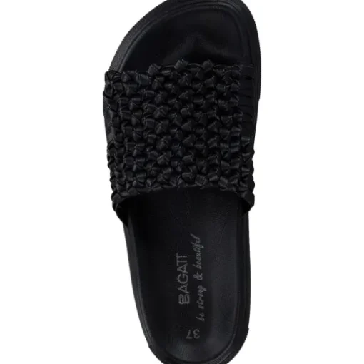 Bagatt Dalia A7596, Plateau-Pantoletten, Damen, black