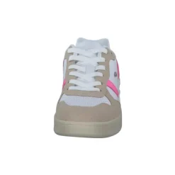 British Knights B47-3616-01 Raww, Schnürschuhe, Damen, white/beige/neon pink