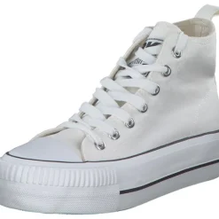 British Knights Kaya Mid B49, Sneakers High, Damen, Weiß
