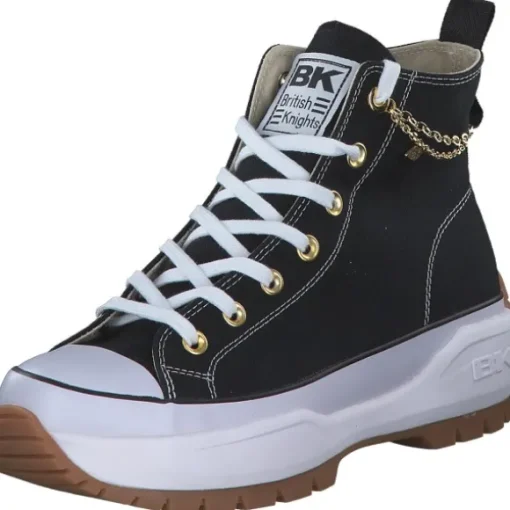British Knights Kaya Mid B53, Stiefel, Damen, Schwarz
