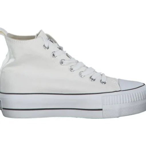 British Knights Kaya Mid B49, Sneakers High, Damen, Weiß