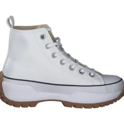 British Knights Kaya Mid Fly B49, Sneakers High, Damen, Weiß / Schwarz