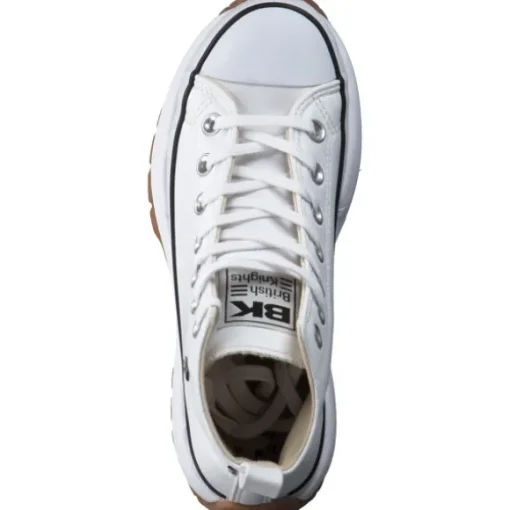British Knights Kaya Mid Fly B49, Sneakers High, Damen, Weiß / Schwarz