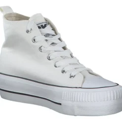 British Knights Kaya Mid B49, Sneakers High, Damen, Weiß